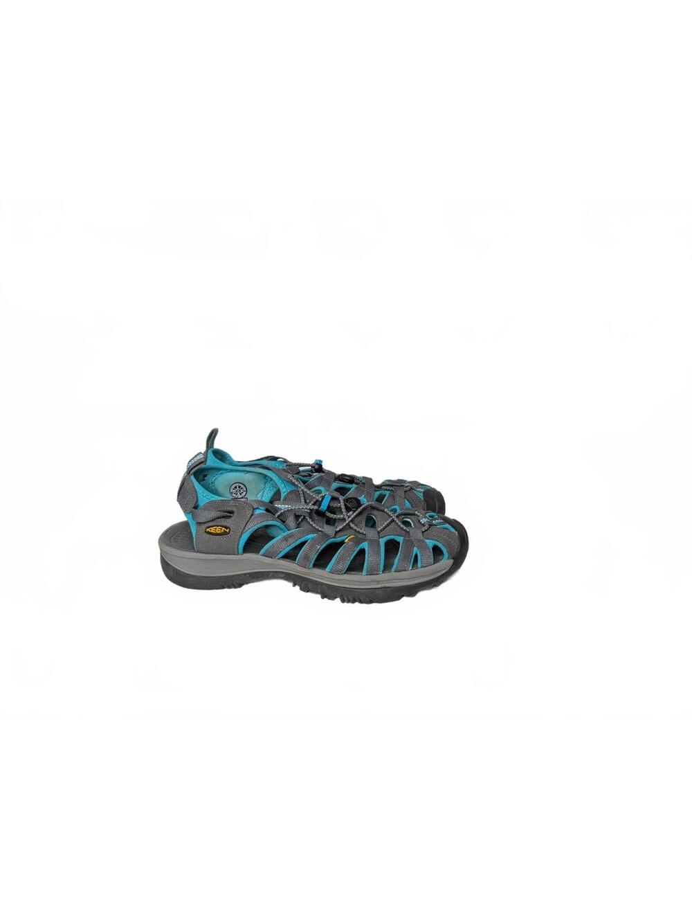 KEEN Women's Whisper Hiking Sandals Gray and Teal Size 9.5